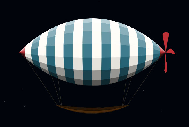 纯CSS3实现3D太空飞船动画