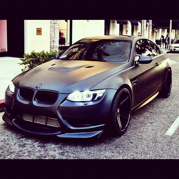 Sexy BMW!!! #blacklist #bmw #matte #black #sex
