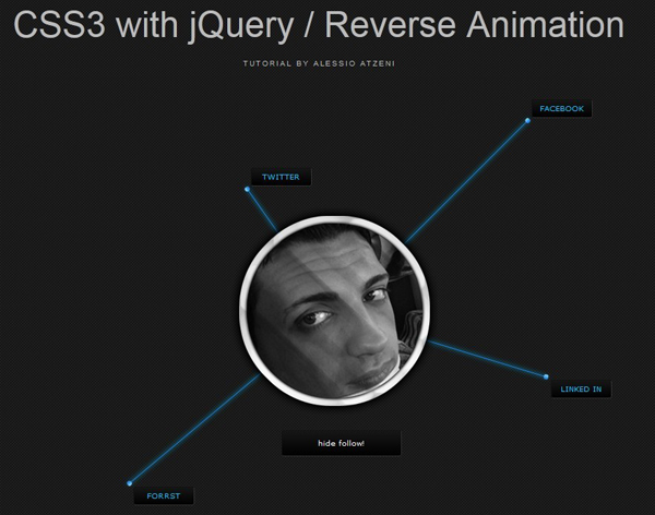 jQuery+CSS3人物介绍导航提示效果