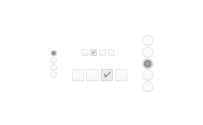 CSS3复选框和单选按钮美化