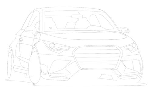绘画汽车，用PS绘制一个逼真的奥迪汽车_