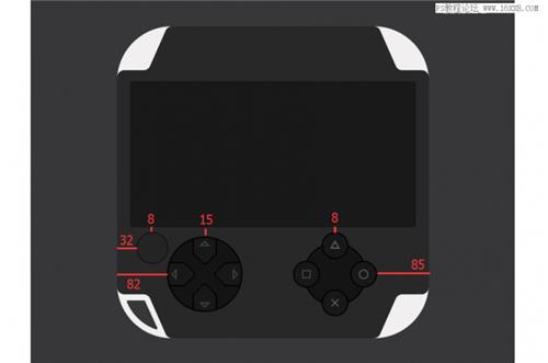 图标设计，用PS绘制索尼PSP图标_